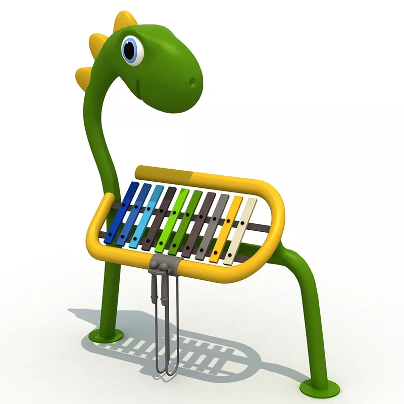 Perkusi berbentuk dinosaurus