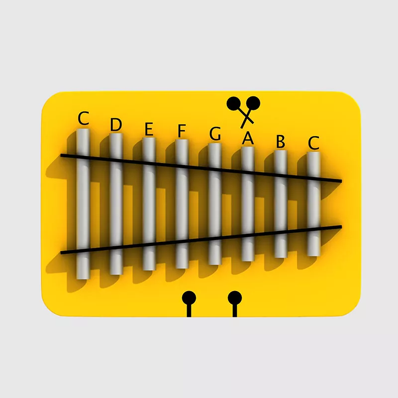 Anak-anak Pagoda Bells, alat musik taman bermain Komersial TK