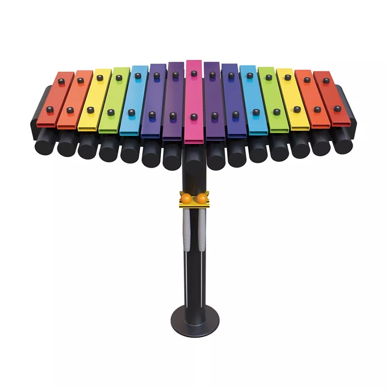 Alat Musik Anak Rainbow Key Glock Stainless Steel