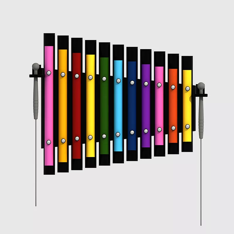 Alat Musik Mainan Perkusi Logam Dinding